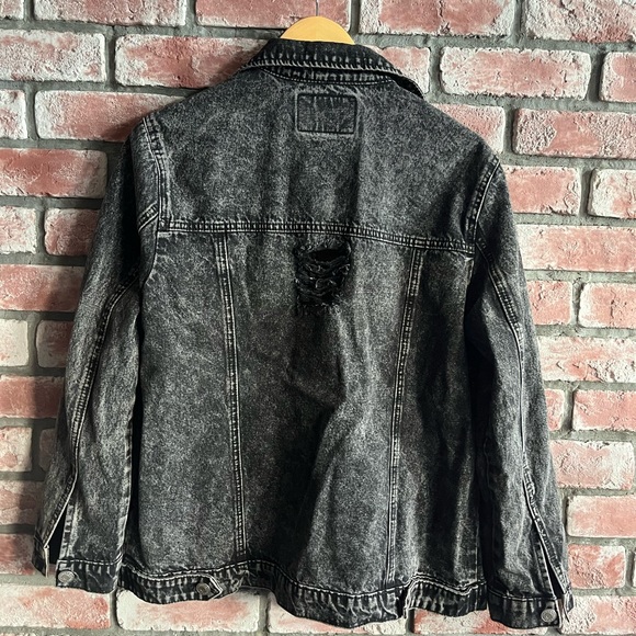 Black Denim Jacket - Picture 5 of 8